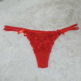 *Calcinha Ester (CF612) - Vermelho - Pura audácia - Sex Shop online discreta em BH