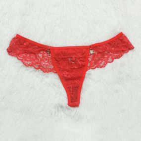 *Calcinha Tassia Bij (CF613) - Vermelho - Pura audácia - Sex Shop online discreta em BH
