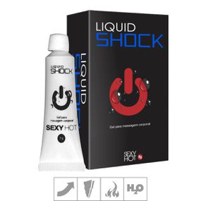 *Excitante Unissex Liquid Shock Gel 8g (CO227-12188) - Padrã... - Pura audácia - Sex Shop online discreta em BH