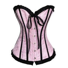 *Corselet Tomara Que Caia VP (CS001) - Rosa com Preto - Pura audácia - Sex Shop online discreta em BH