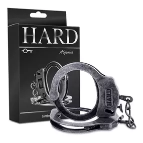 Algema em Metal Hard (CSA109M-HA109M) - Prata Velha - Pura audácia Sex Shop discreta em BH