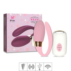 Vibrador Duplo 7 Vibrações Recarregável VP (DB056) - Rosa - Pura audácia - Sex Shop online discreta em BH