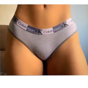 Calcinha Calvin Klein (DR0034) - Cinza - Pura audácia - Sex Shop online discreta em BH