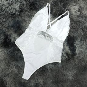 Body Milla (DR6004) - Branco - Pura audácia - Sex Shop online discreta em BH
