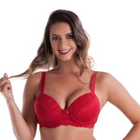 *Soutien Duanip Com Bojo E Renda (DU736) - Vermelho - Pura audácia Sex Shop discreta em BH