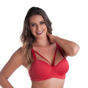*Soutien Duanip Com Bojo e Alça Dupla (DU796) - Vermelho - Pura audácia Sex Shop discreta em BH