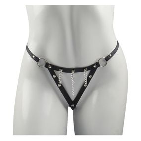 *Calcinha Dominadora Com Corrente Dominatrixxx (DX1403) - Pr... - Pura audácia - Sex Shop online discreta em BH