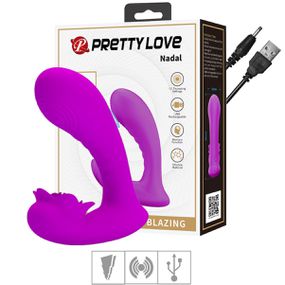 Vibrador Com Estimulador Nadal VP (ES074) - Magenta - Pura audácia Sex Shop discreta em BH