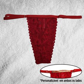 *Calcinha Para Personalização (GS1105) - Vermelho - Pura audácia - Sex Shop online discreta em BH