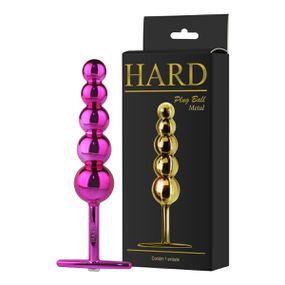 Plug de Metal Ball (HA124) - Rosa - Pura audácia - Sex Shop online discreta em BH