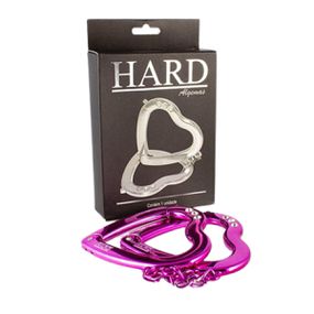 Algema em Metal Coração em Metal (HA173) - Rosa - Pura audácia - Sex Shop online discreta em BH