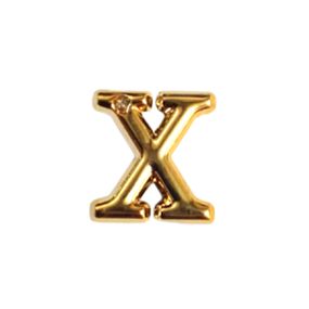 Letras Para Personalização de Plug Dourada (HA180D) - X - Pura audácia - Sex Shop online discreta em BH