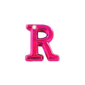 Letras Para Personalização de Plug Rosa (HA180R) - R - Pura audácia - Sex Shop online discreta em BH