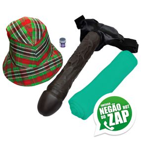 *Fantasia Negão Hot do Zap (HM461) - Padrão - Pura audácia - Sex Shop online discreta em BH