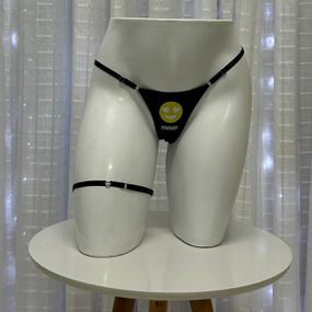 Calcinha Emoji Preta Íntima Delas (ID1092P) - Apaixonada - Pura audácia Sex Shop discreta em BH