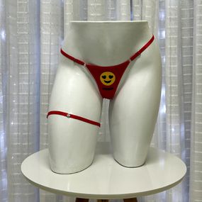 Calcinha Emoji Vermelha Íntima Delas (ID1092V) - Apaixonada - Pura audácia Sex Shop discreta em BH