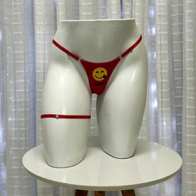 Calcinha Emoji Vermelha Íntima Delas (ID1092V) - Delícia - Pura audácia Sex Shop discreta em BH
