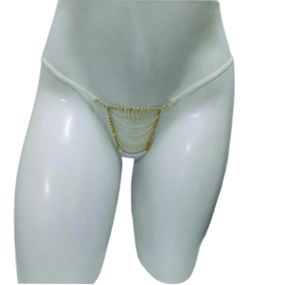 Calcinha Odalisca Íntima Delas (ID1096) - Branco - Pura audácia Sex Shop discreta em BH