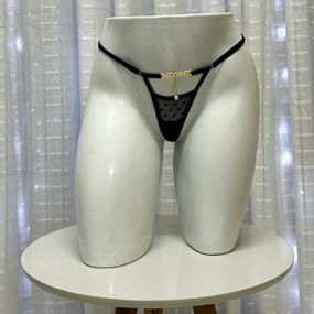 Calcinha Perigosa Preta Íntima Delas (ID1099P) - Me Come - Pura audácia Sex Shop discreta em BH