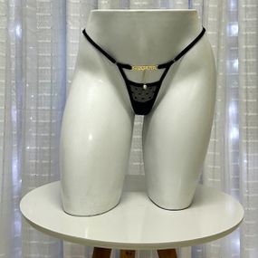 Calcinha Perigosa Preta Íntima Delas (ID1099P) - Sua Puta - Pura audácia Sex Shop discreta em BH