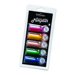 Kit Para Pompoarismo 5 Cones Variados (HZ418) - Padrão - Pura audácia Sex Shop discreta em BH