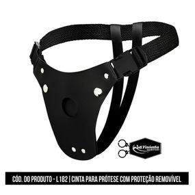 Cinta Para Prótese Com Regulagem La Pimienta (L182) - Preto - Pura audácia - Sex Shop online discreta em BH