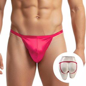 Cueca Jock Strapy- (LU0065) - Rosa - Pura audácia Sex Shop discreta em BH