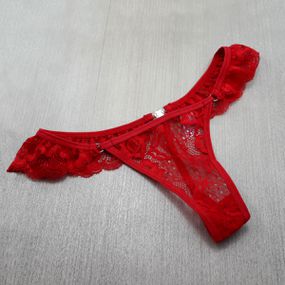 *Calcinha Sainha Coração (MCA0719) - Vermelho - Pura audácia - Sex Shop online discreta em BH