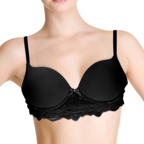 *Soutien Recorte Com Detalhe Atras Em Laço (OB348) - Preto - Pura audácia Sex Shop discreta em BH