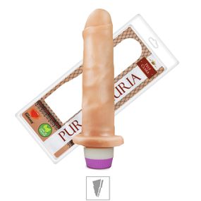 Prótese 15x15cm Com Vibro (PC012) - Bege - Pura audácia Sex Shop discreta em BH