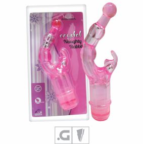 Vibrador Ponto G Cristal Naughty Rabbit VP (PG059) - Rosa - Pura audácia - Sex Shop online discreta em BH