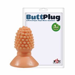 Mini Plug Formato de Framboesa 6x12cm (PLUG13) - Bege - Pura audácia - Sex Shop online discreta em BH