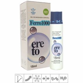 Excitante Masculino Ferro 1000 Ereto 18ml (SL052) - Padrão - Pura audácia Sex Shop discreta em BH