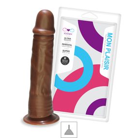 Prótese 20x16cm Com Ventosa (SSV013) - Marrom - Pura audácia - Sex Shop online discreta em BH