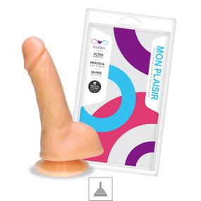 Prótese 11x13cm Com Ventosa e Escroto (SSV017) - Bege - Pura audácia - Sex Shop online discreta em BH