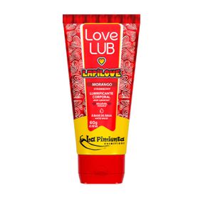 Lubrificante Beijável Love Lub Lapilove 60g (ST108) - Morang... - Pura audácia Sex Shop discreta em BH