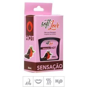**Gel Comestível Soft Love Hot 30ml (ST116) - Sensação - Pura audácia - Sex Shop online discreta em BH