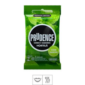 Preservativo Prudence Cores e Sabores 3un (ST128) - Hortel... - Pura audácia - Sex Shop online discreta em BH