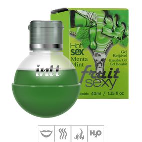 Gel Comestível Hot Fruit Sexy 40ml (ST138) - Menta - Pura audácia - Sex Shop online discreta em BH