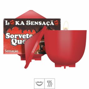 Vela Beijável Sorvete Quente 25g (ST148) - Sensação - Pura audácia Sex Shop discreta em BH