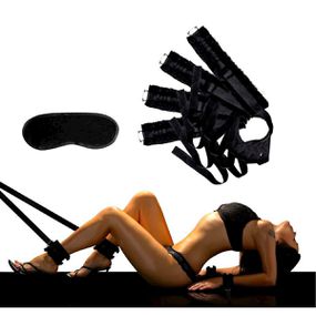 Kit 4 Amarras (ST206) - Preto - Pura audácia Sex Shop discreta em BH