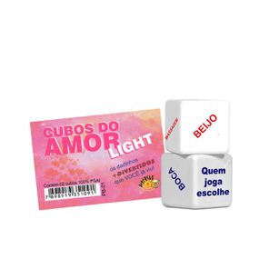 Dado Duplo Div (DC-ST267) - Cubos do Amor Light - Pura audácia - Sex Shop online discreta em BH
