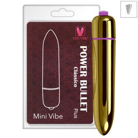 Cápsula Vibratória Clássica 9cm VP (MV003-ST288) - Dourado... - Pura audácia - Sex Shop online discreta em BH