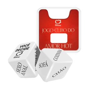 Dado Duplo Sexy Fantasy (SF-ST332) - Cubos do Amor Hot - Pura audácia - Sex Shop online discreta em BH