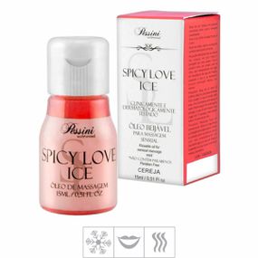 *Gel Beijável Spicy Love Ice 15ml (ST491) - Cereja - Pura audácia - Sex Shop online discreta em BH