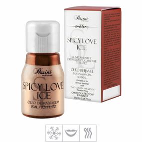 *Gel Beijável Spicy Love Ice 15ml (ST491) - Chocolate c/ ... - Pura audácia - Sex Shop online discreta em BH