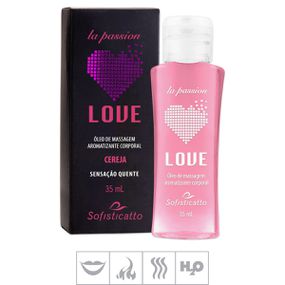 *Gel Comestível Sofisticatto Love Hot 35ml (ST499) - Cereja - Pura audácia - Sex Shop online discreta em BH