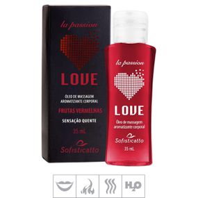 *Gel Comestível Sofisticatto Love Hot 35ml (ST499) - Frutas ... - Pura audácia - Sex Shop online discreta em BH