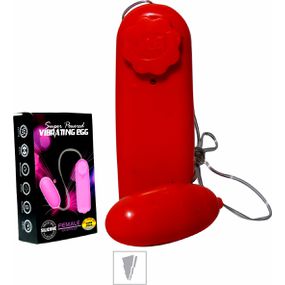 Ovo Vibratório Bullet Vibrating Egg (ST565) - Vermelho - Pura audácia - Sex Shop online discreta em BH