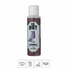 Gel Comestível Hot Flowers Hot 35ml - (ST571) - Espanhol... - Pura audácia - Sex Shop online discreta em BH